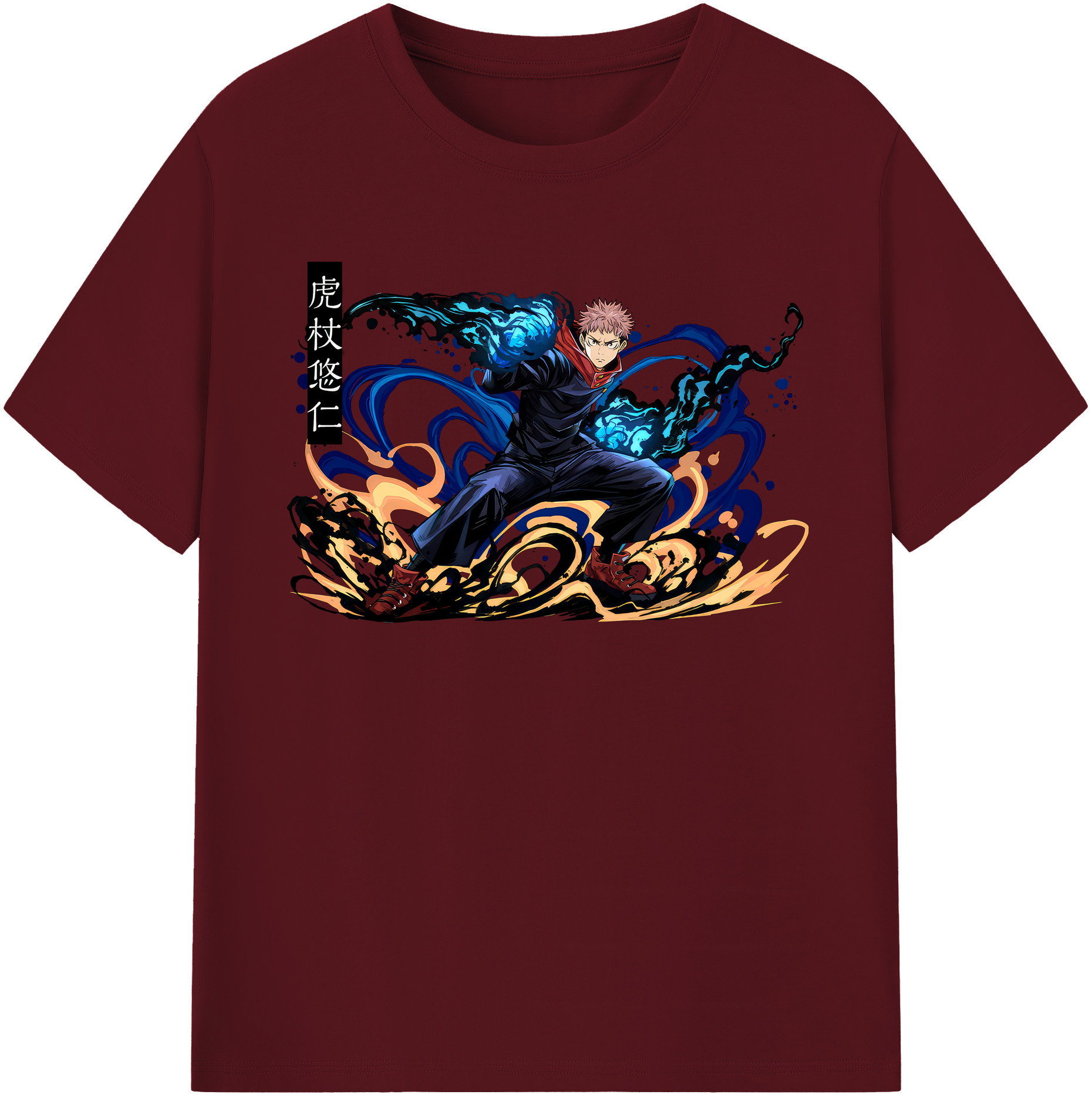 （画像用） 呪術廻戦 Jujutsu Kaisen 綿100％半袖Tシャツ（フロントプリント）